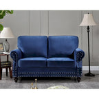 Ramos Nailhead Velvet Loveseat