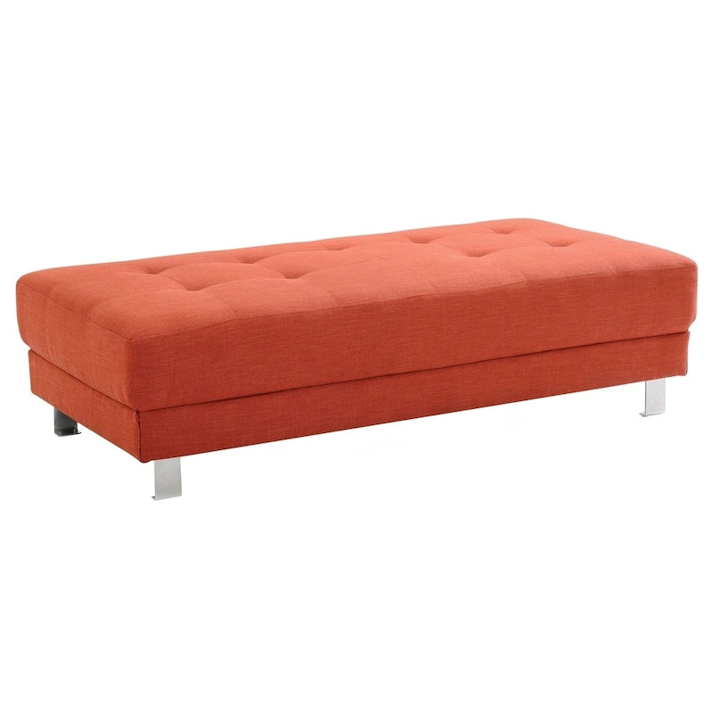 Twill Oversized Ottoman