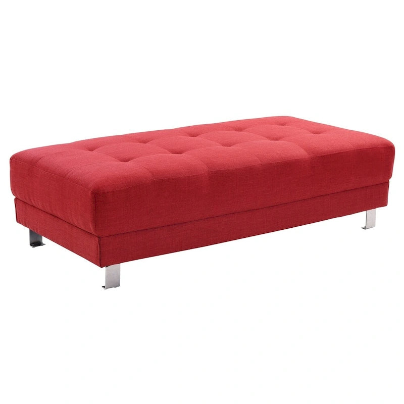 Twill Oversized Ottoman