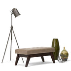 WYNDENHALL Tierney 40 inch Wide Mid Century Modern Rectangle Ottoman Bench