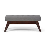 WYNDENHALL Tierney 40 inch Wide Mid Century Modern Rectangle Ottoman Bench