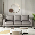 Modern Living Room Furniture Sofa in Beige Fabric
