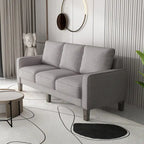 Modern Living Room Furniture Sofa in Beige Fabric