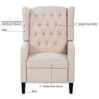 27  Wide Manual Wing Chair Recliner