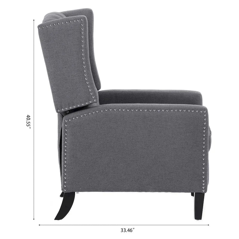 27  Wide Manual Wing Chair Recliner