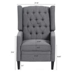 27  Wide Manual Wing Chair Recliner