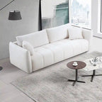 W85in Modern Upholstered 3 Seater Fabric Couch Sofa for Living Room