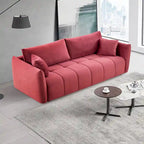 W85in Modern Upholstered 3 Seater Fabric Couch Sofa for Living Room