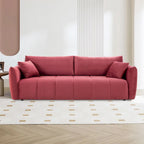 W85in Modern Upholstered 3 Seater Fabric Couch Sofa for Living Room