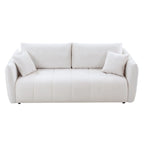 W85in Modern Upholstered 3 Seater Fabric Couch Sofa for Living Room