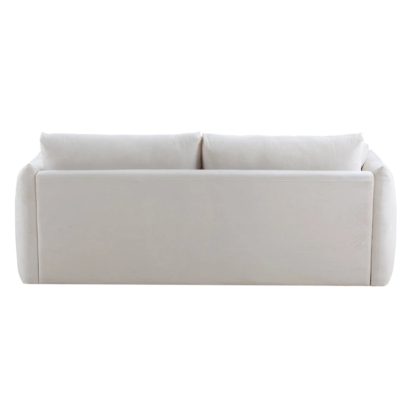 W85in Modern Upholstered 3 Seater Fabric Couch Sofa for Living Room