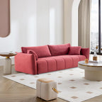 W85in Modern Upholstered 3 Seater Fabric Couch Sofa for Living Room