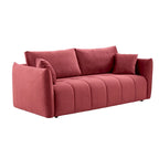 W85in Modern Upholstered 3 Seater Fabric Couch Sofa for Living Room