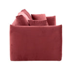 W85in Modern Upholstered 3 Seater Fabric Couch Sofa for Living Room