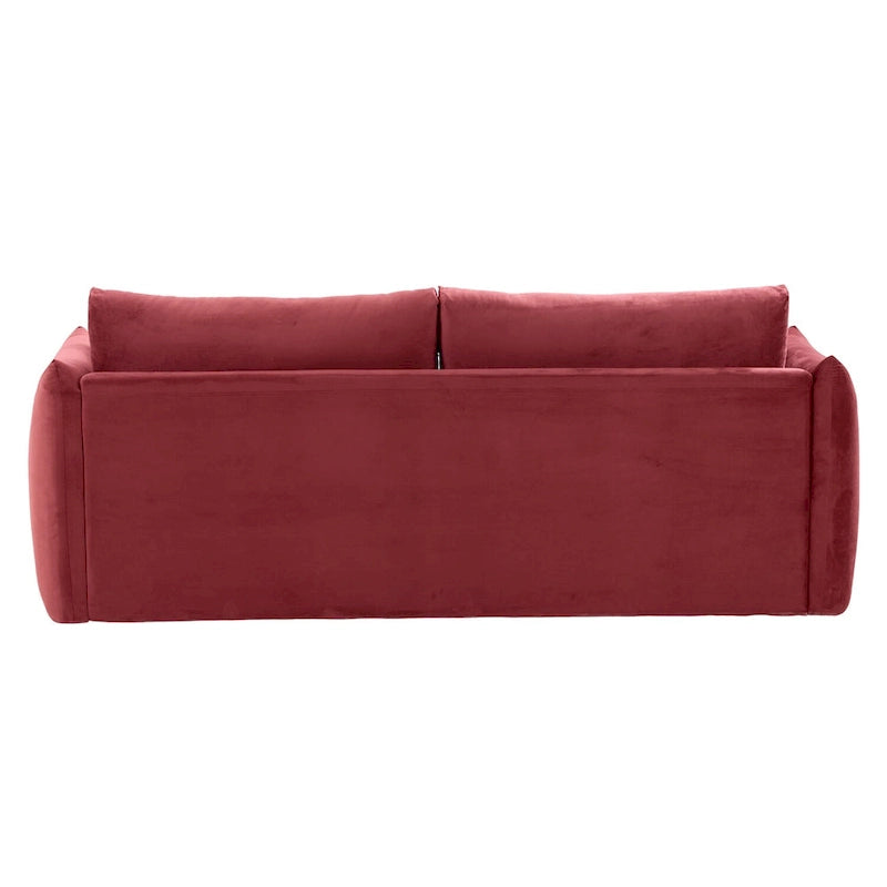 W85in Modern Upholstered 3 Seater Fabric Couch Sofa for Living Room