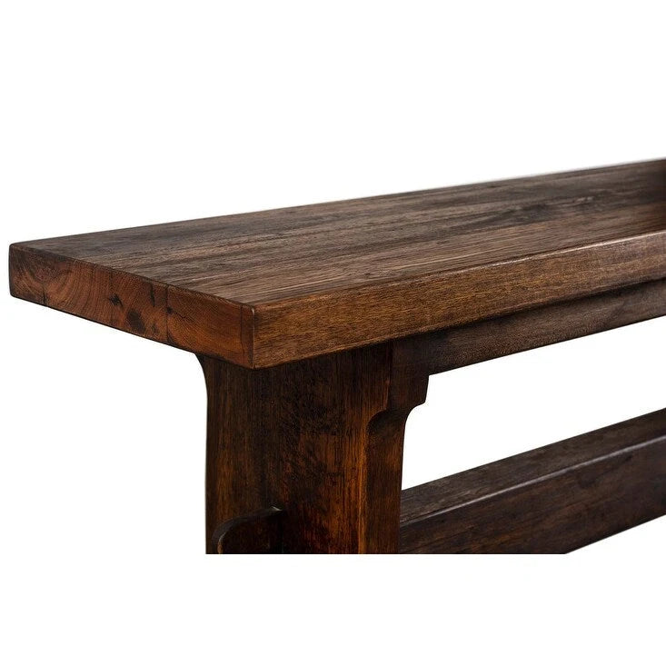 Handmade Solid Reclaimed Barn Wood Bench for Indoor 54  or 72  Width