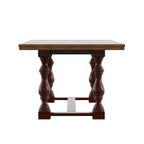Eleanor 78-inch Oak Dining Table with Turned Leg Trestle Base by iNSPIRE Q Classic