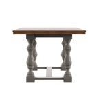 Eleanor 78-inch Oak Dining Table with Turned Leg Trestle Base by iNSPIRE Q Classic