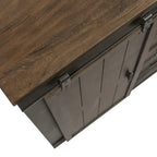 Thornwood Hills Rock Beaten Grey Sliding Door Chest