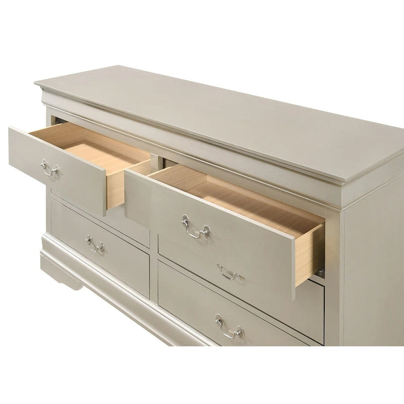 Louis Phillipe 2 6-Drawer Dresser