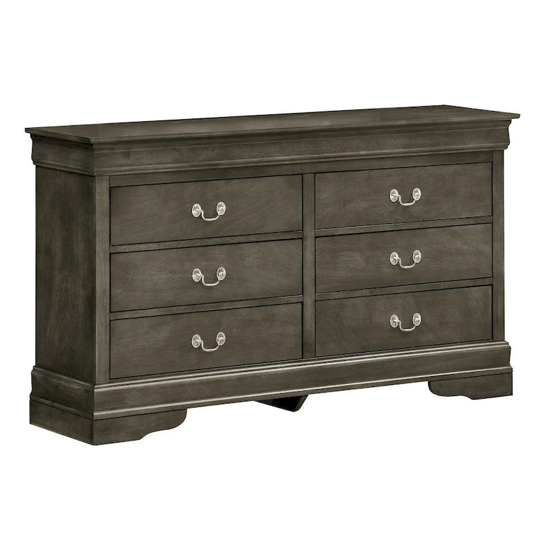 Louis Phillipe 2 6-Drawer Dresser