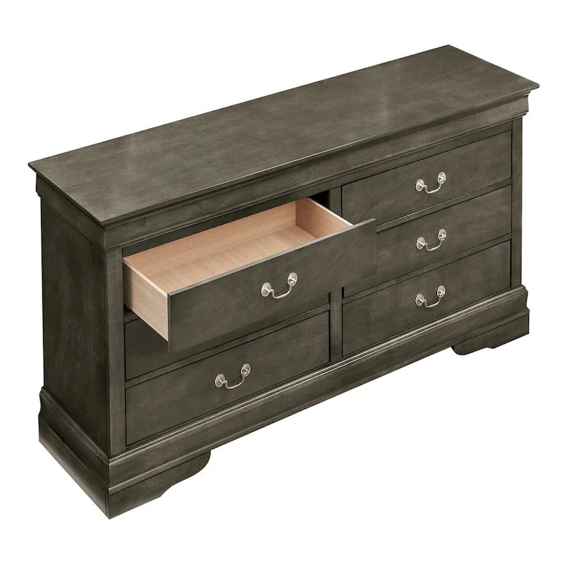 Louis Phillipe 2 6-Drawer Dresser