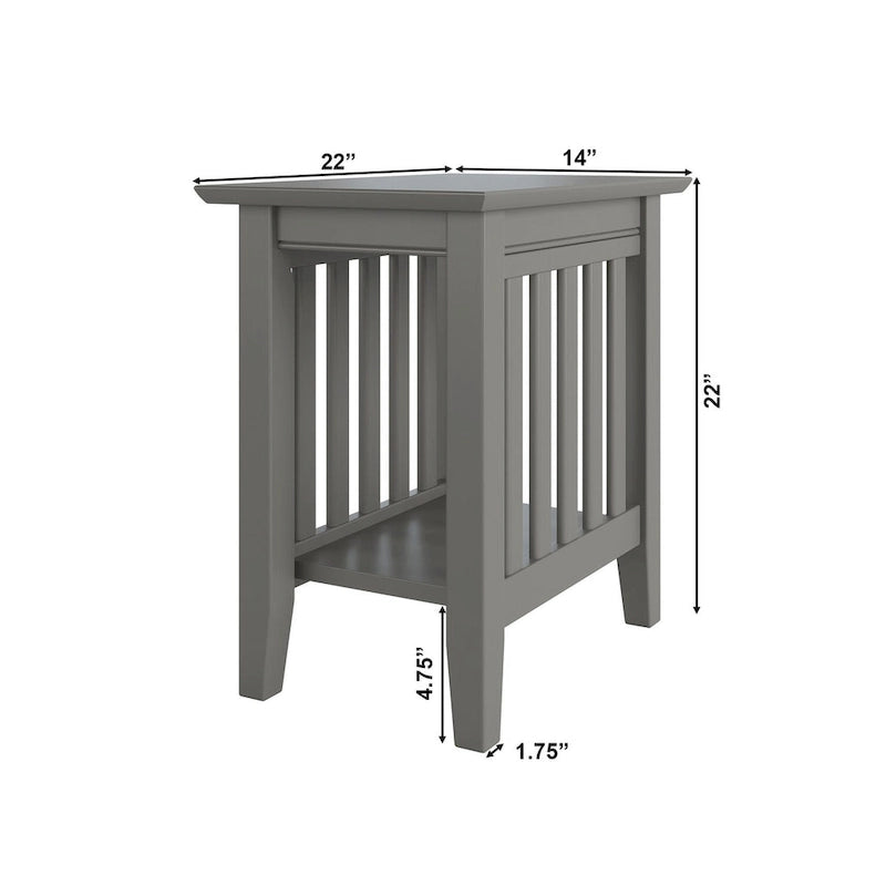 AFI Mission Chair Side Table