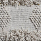 Roja Handcrafted Boho Fabric Stool by Christopher Knight Home