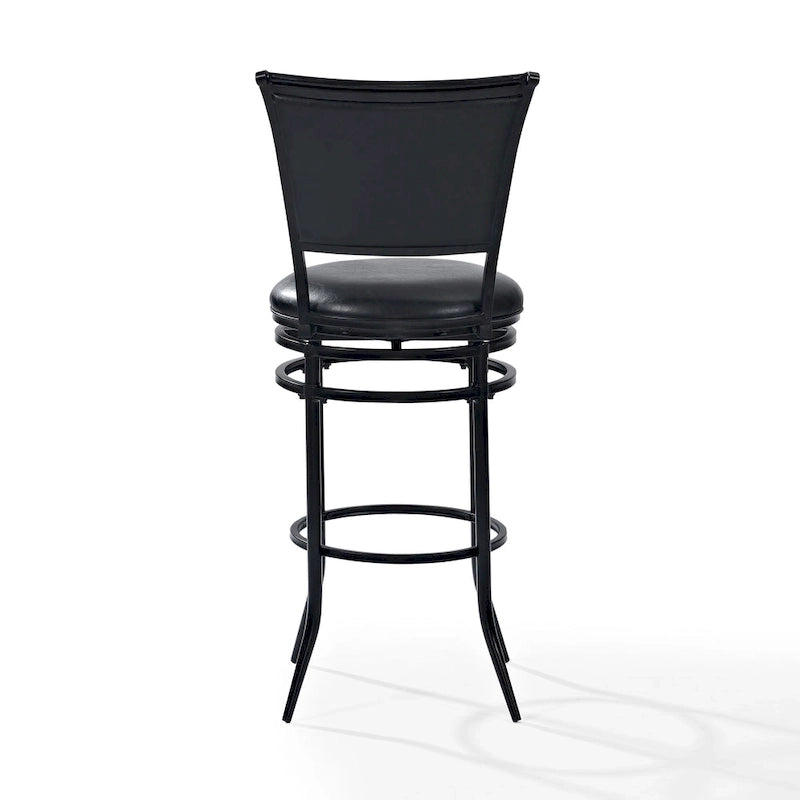 Rachel Black Swivel Bar Stool - N/A