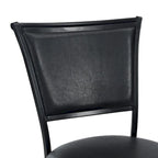 Rachel Black Swivel Bar Stool - N/A