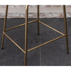 Roundhill Furniture Aufurr Modern Velvet 26.50 Counter Height Stool (Set of 2)