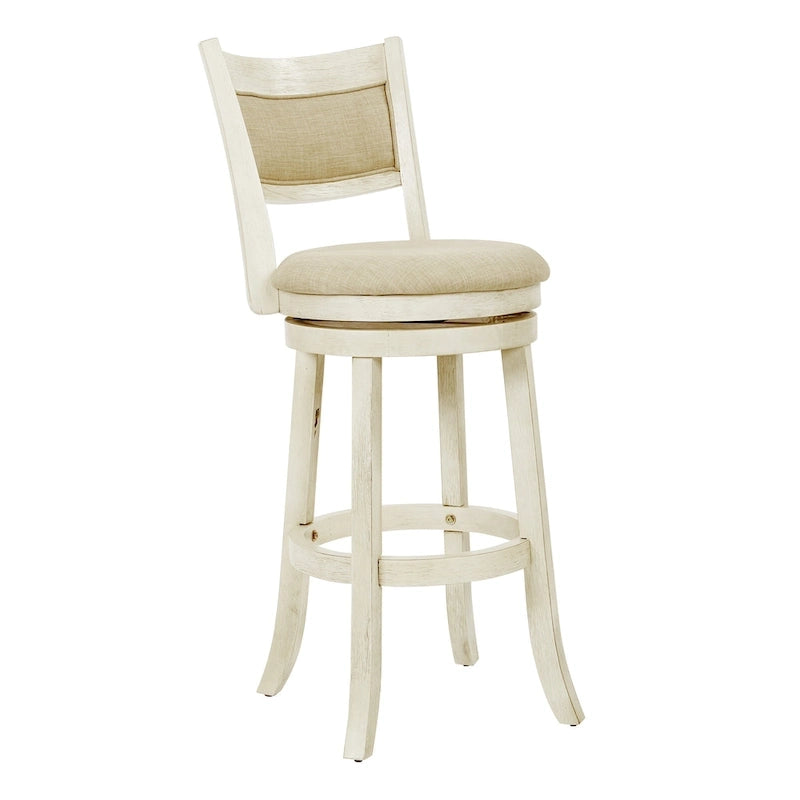 The Gray Barn McNiven 30-inch Swivel Stool with Solid Back