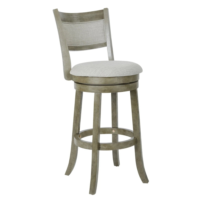 The Gray Barn McNiven 30-inch Swivel Stool with Solid Back