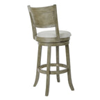 The Gray Barn McNiven 30-inch Swivel Stool with Solid Back