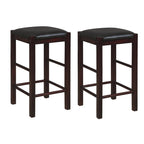 Speakeasy Backless 25-inch Counter Stools (Set of 2)