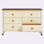 Wooden Storage Dresser with 6 Drawers
