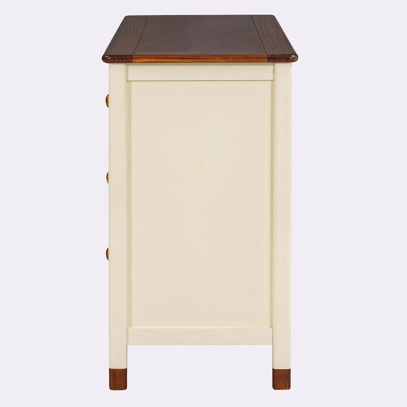 Wooden Storage Dresser with 6 Drawers