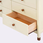 Wooden Storage Dresser with 6 Drawers