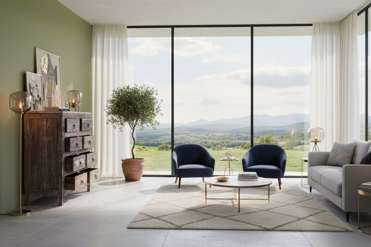 Maadze 32  Wide Reclaimed wood 8-Drawers Chest