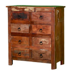 Maadze 32  Wide Reclaimed wood 8-Drawers Chest