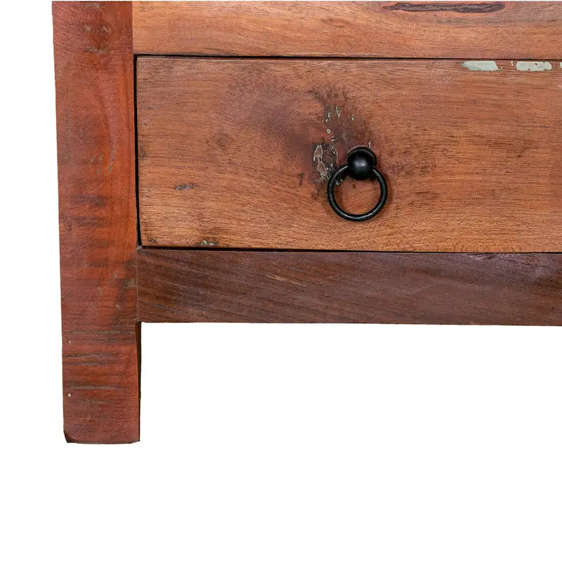 Maadze 32  Wide Reclaimed wood 8-Drawers Chest