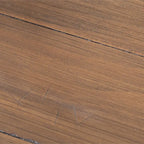 Roundhill Furniture Arch Weathered Oak Round Dining Table - Weathered oak and white