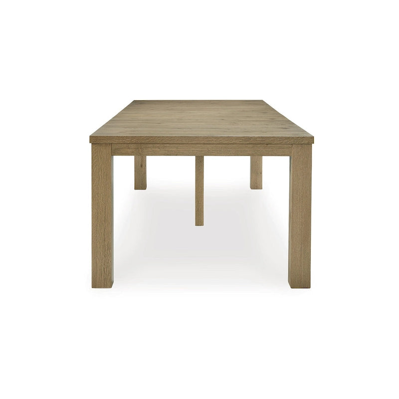 Signature Design by Ashley Galliden Light Brown Dining Extension Table - 44.5  W x 108  D x 30.13  H