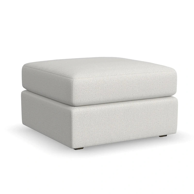 Flexsteel Fabric Ottoman in Light Tan