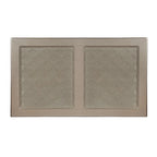 Furniture of America Tily Glam 66-inch Glass Top Wood Dining Table