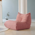 Comfy Lazy Floor Sofa Couch,Teddy Velvet Bean Bag Chairs for Living Room Bedroom Office Salon