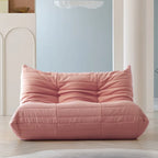 Comfy Lazy Floor Sofa Couch,Teddy Velvet Bean Bag Chairs for Living Room Bedroom Office Salon