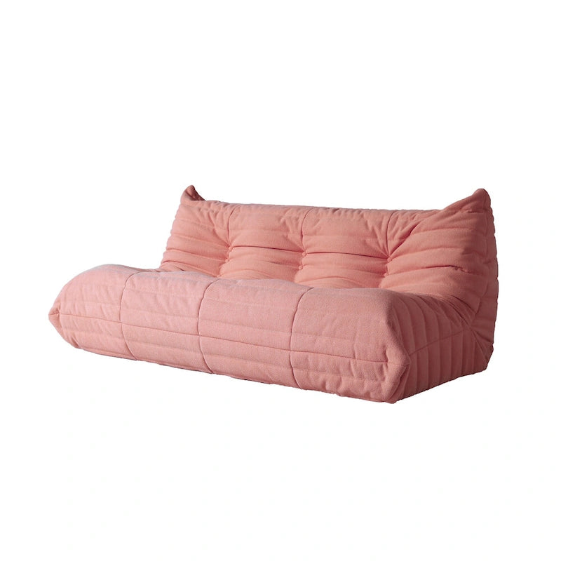 Comfy Lazy Floor Sofa Couch,Teddy Velvet Bean Bag Chairs for Living Room Bedroom Office Salon