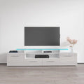 Evora Modern TV Stand with LED Light System