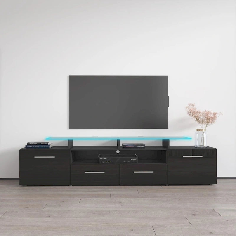 Evora Modern TV Stand with LED Light System